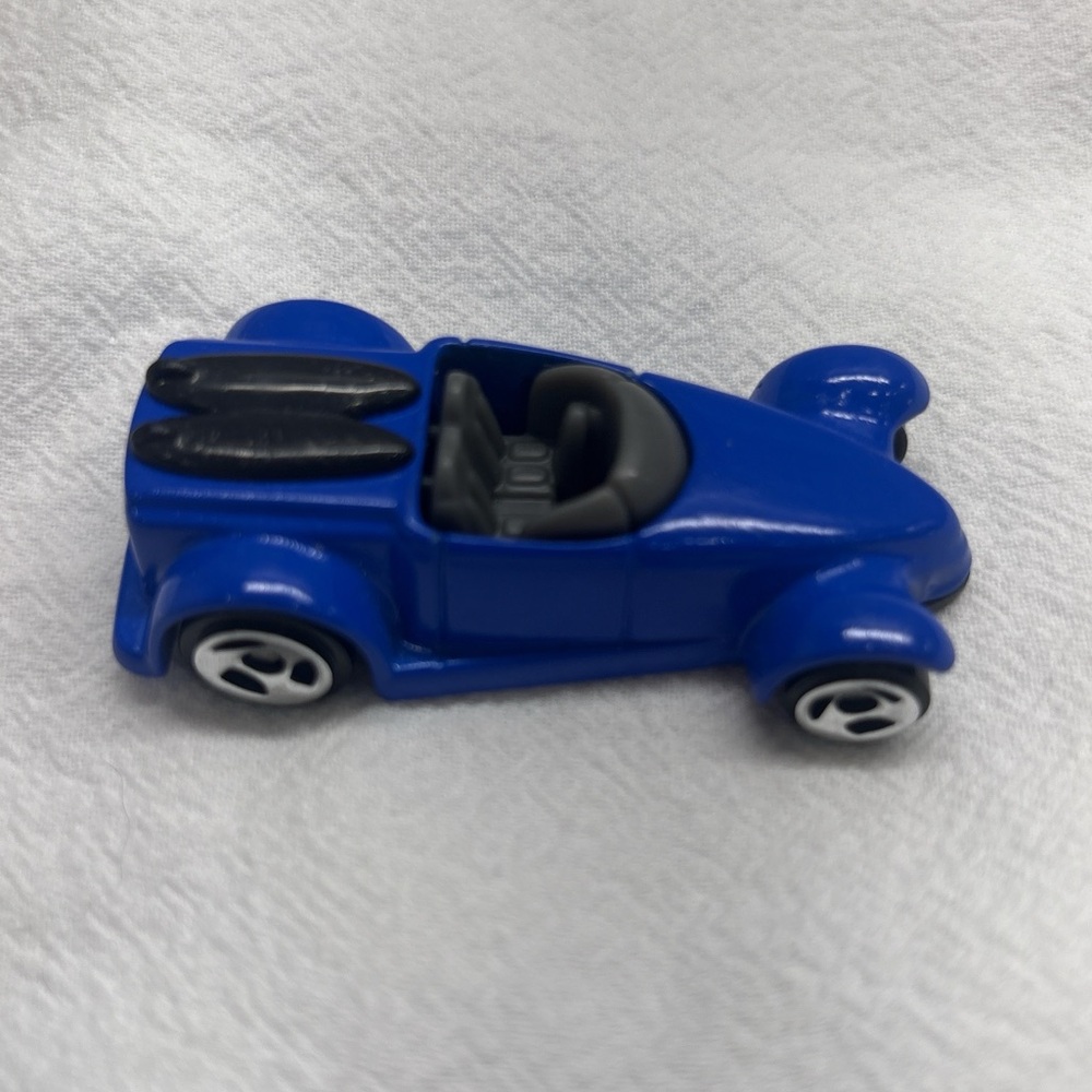 2003 Hot Wheels McDonald’s collectible Blue Toy Car with Black Accents